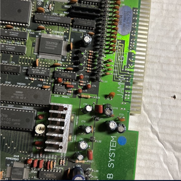 Violence Fight Taito Jamma Arcade Video Game PCB Board B24 - Picture 3 of 4